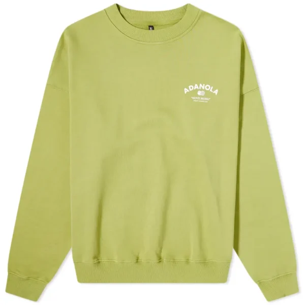 Adanola Lime Green Sweatshirt